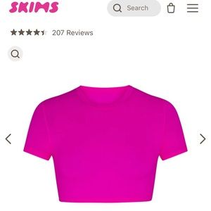 FITS EVERYBODY SUPER CROPPED T-SHIRT | FUCHSIA - FUCHSIA